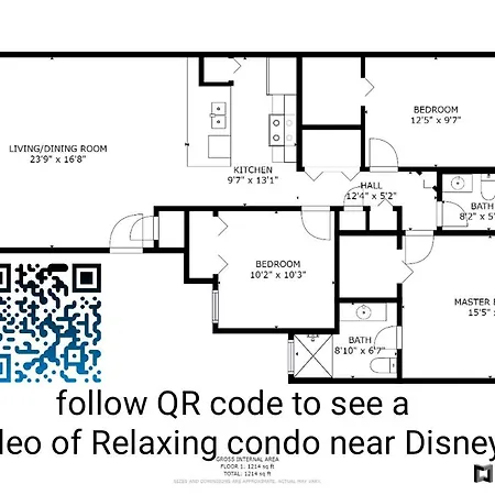 Beautiful Cozy Retreat Near Disney - Spacious Condo Kissimmee Exterior photo